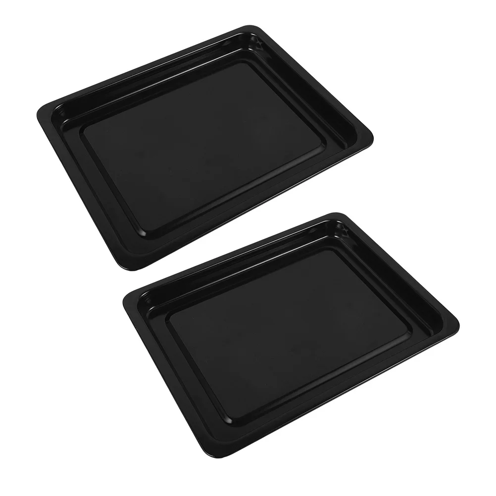 2Pcs Black Enamel Baking Tray Set for Commercial Kitchens Easy Clean High Efficiency Roast Pan Oven Tray Toaster Oven Pan
2Pcs Black Enamel Baking Tray Set for Commercial Kitchens Easy Clean High Efficiency Roast Pan Oven Tray Toaster Oven Pan