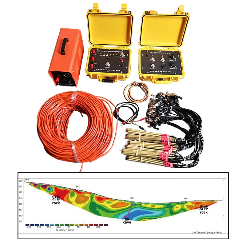 5 km high-performance ERT Geophysical resistivity meters for ground water exploration geo resistivity test for groundwater
5 km high-performance ERT Geophysical resistivity meters for ground water exploration geo resistivity test for groundwater