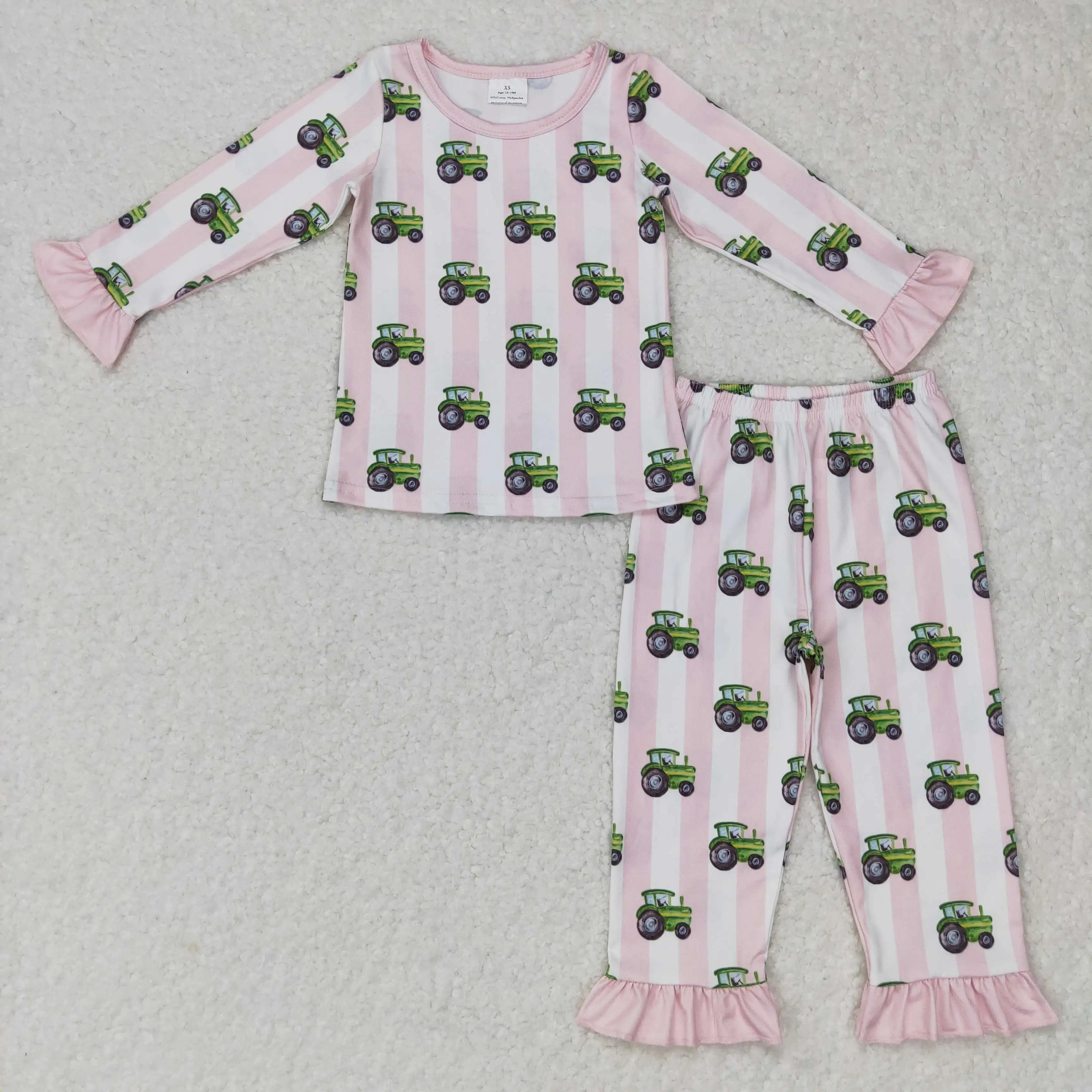 New Product wholesale Girls Autumn And Winter Long-Sleeved Trousers Suit Pattern Printing Elements Plaid Series Ruffle
New Product wholesale Girls Autumn And Winter Long-Sleeved Trousers Suit Pattern Printing Elements Plaid Series Ruffle