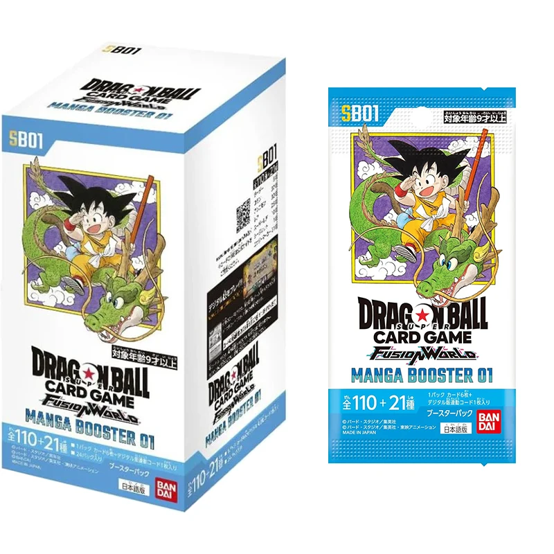 2025 New BANDAI Dragon Ball Super Card Game Fusion World Manga SB01 Booster Pack Box TCG Anime Collection Card
2025 New BANDAI Dragon Ball Super Card Game Fusion World Manga SB01 Booster Pack Box TCG Anime Collection Card