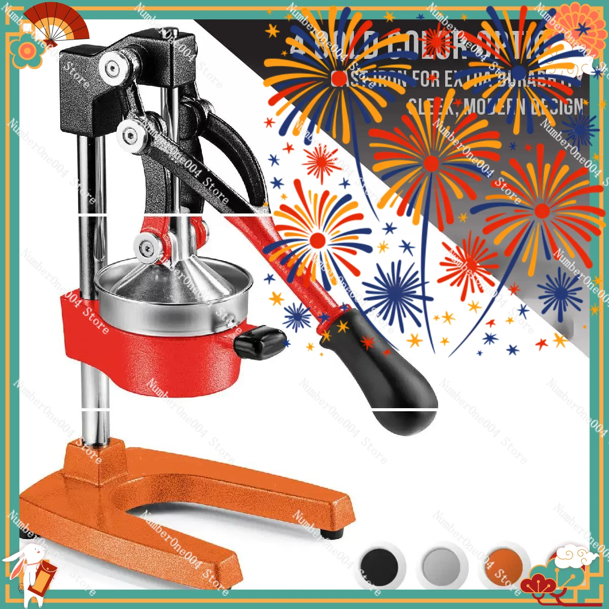 Manual Juicer for Home Commercial Use Lemon Orange Squeezer Multifunctional Fruit Press
Manual Juicer for Home Commercial Use Lemon Orange Squeezer Multifunctional Fruit Press