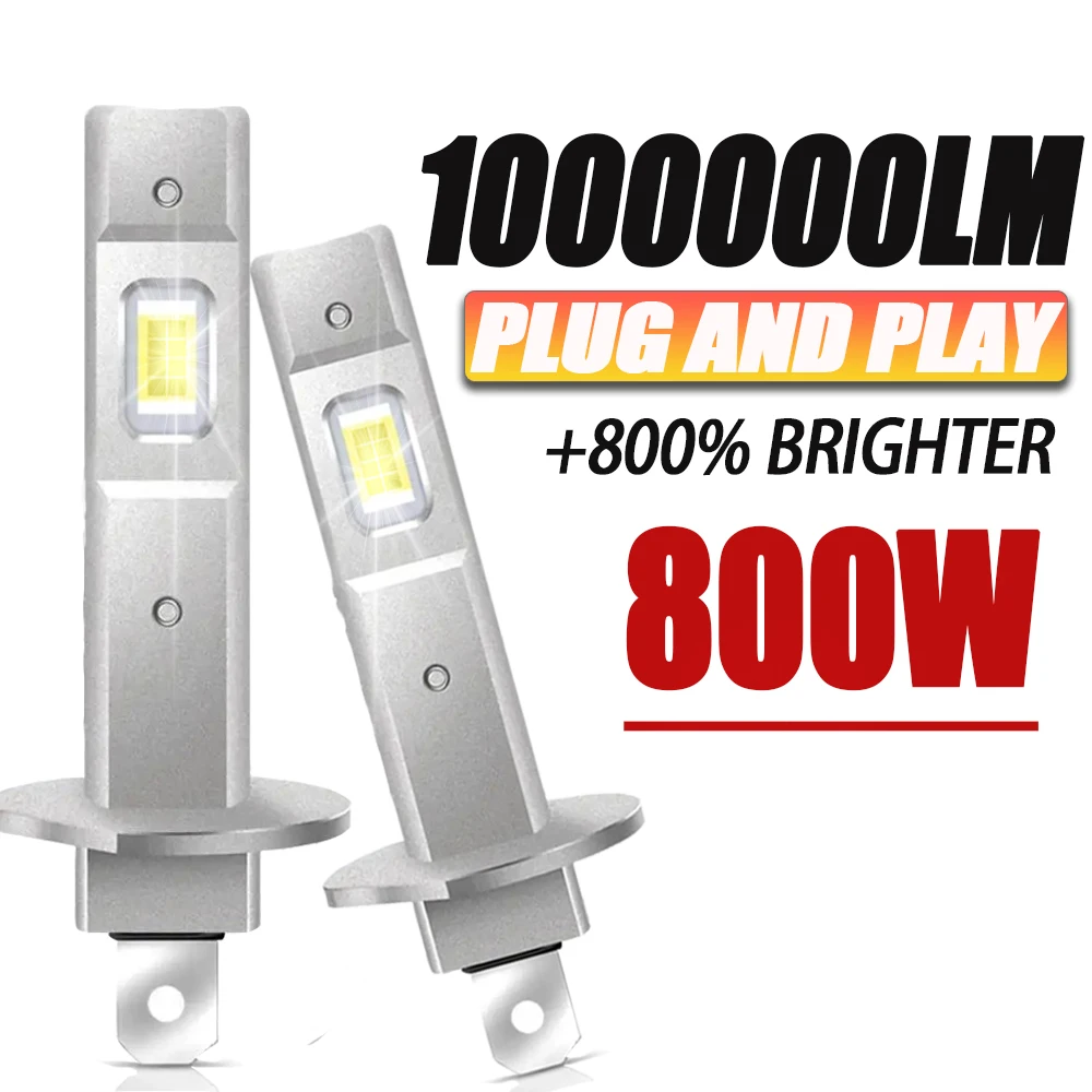  H1 LED Auto Headlight Bulb CANBUS Car Turbo High Brighter Mini Headlamp 7585 CSP Chip Wireless Plug&Play Motorcycle Foggers
H1 LED Auto Headlight Bulb CANBUS Car Turbo High Brighter Mini Headlamp 7585 CSP Chip Wireless Plug&Play Motorcycle Foggers