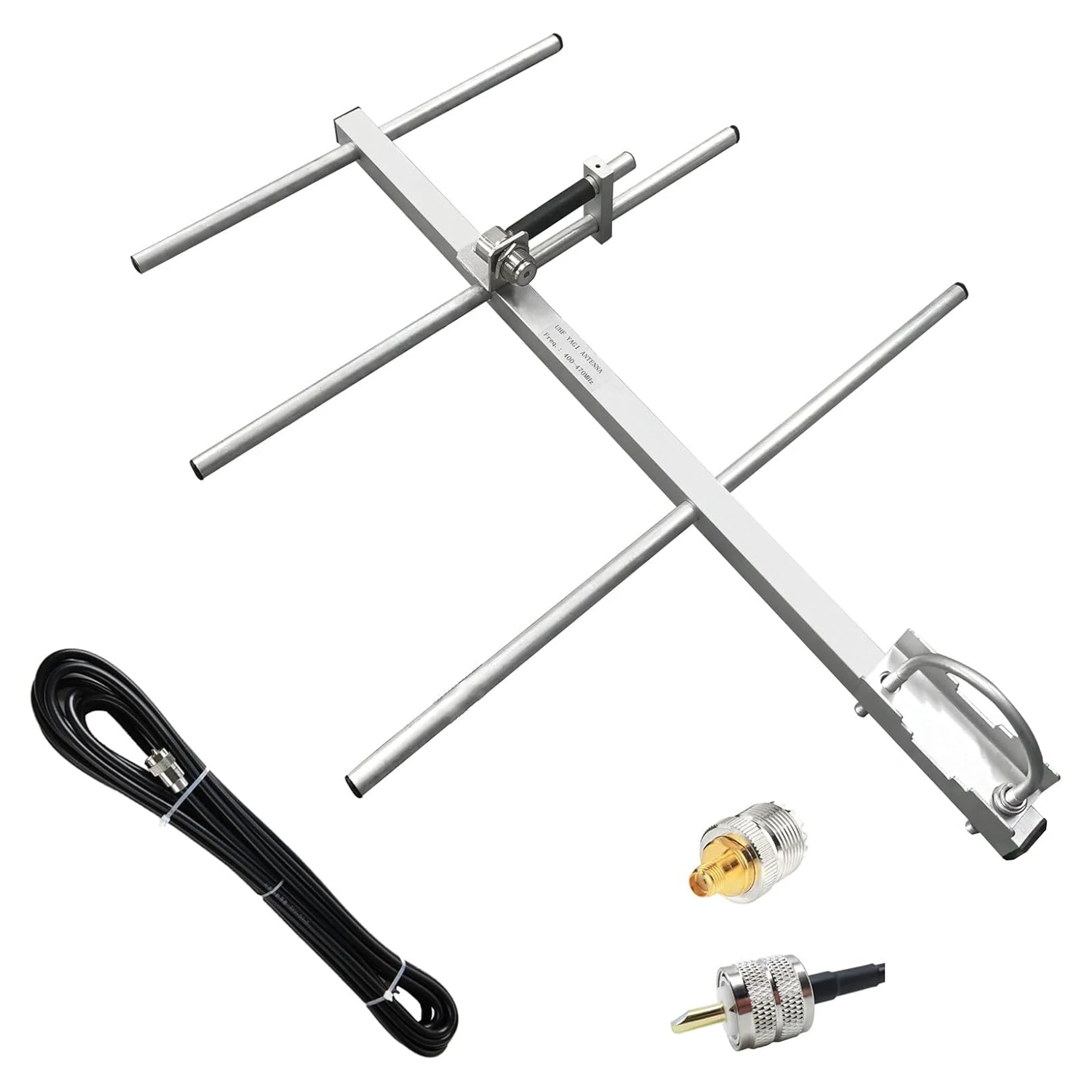 Yagi UHF GMRS Base Station Radio Antenna 400-470MHz 7dBi for GMRS Repeater/Amateur Radio with 7-Meter SVY 50-3 Coaxial Cable PL-
Yagi UHF GMRS Base Station Radio Antenna 400-470MHz 7dBi for GMRS Repeater/Amateur Radio with 7-Meter SVY 50-3 Coaxial Cable PL-