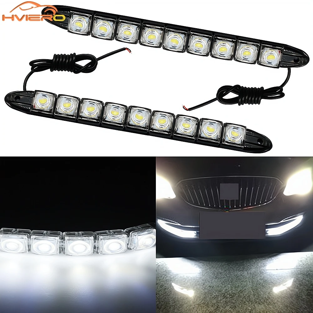 2 шт. дневные ходовые огни автомобиля Drl Led DC 12 В Белый COB Противотуманная лампа Гибкие автоматические указатели поворота Обратный тормоз Багажник DayLight
2 шт. дневные ходовые огни автомобиля Drl Led DC 12 В Белый COB Противотуманная лампа Гибкие автоматические указатели поворота Обратный тормоз Багажник DayLight