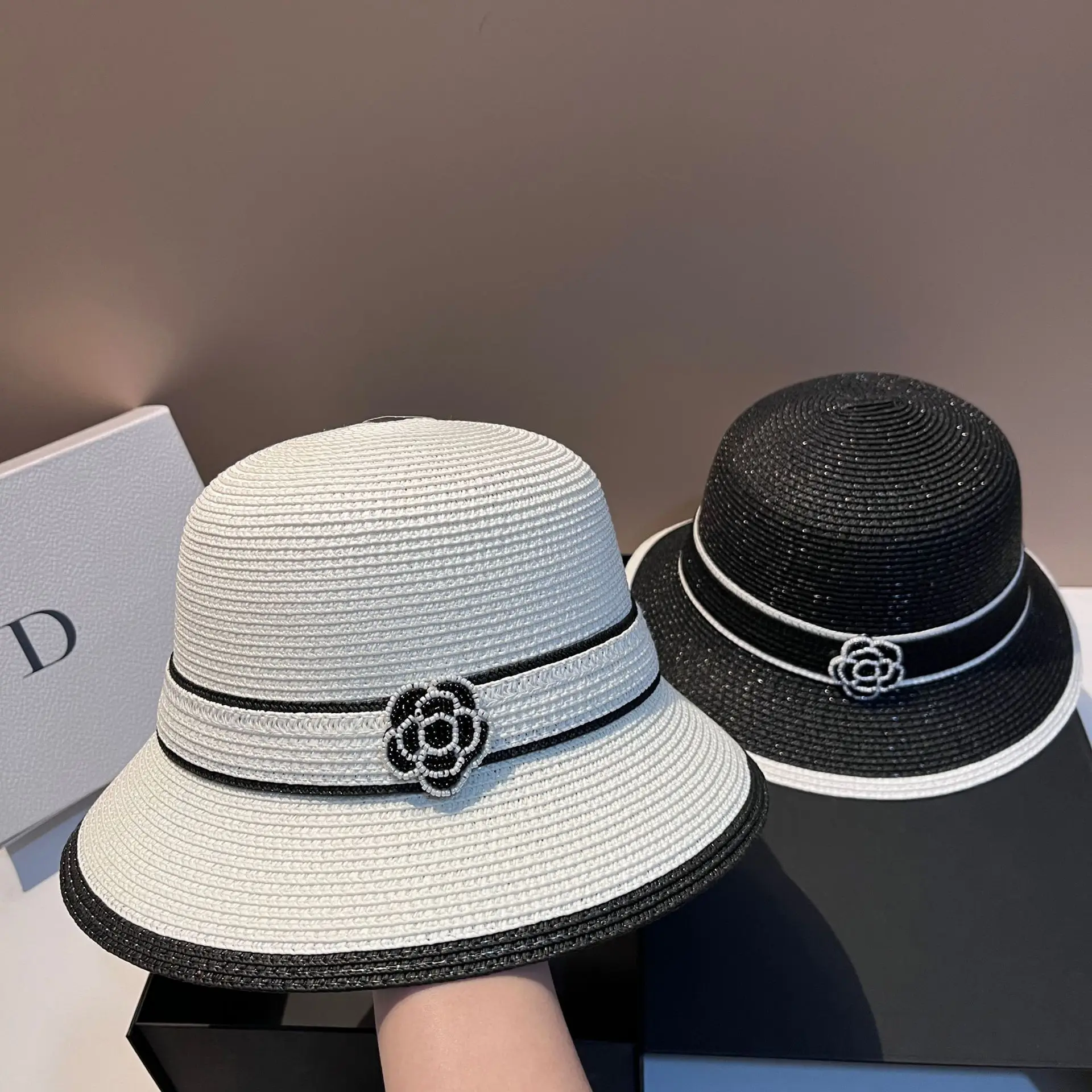 2025 French Bucket Hat - Colorblock Straw Sun Hat W/ UPF, Boho Beach Accessory & Streetwear
2025 French Bucket Hat - Colorblock Straw Sun Hat W/ UPF, Boho Beach Accessory & Streetwear