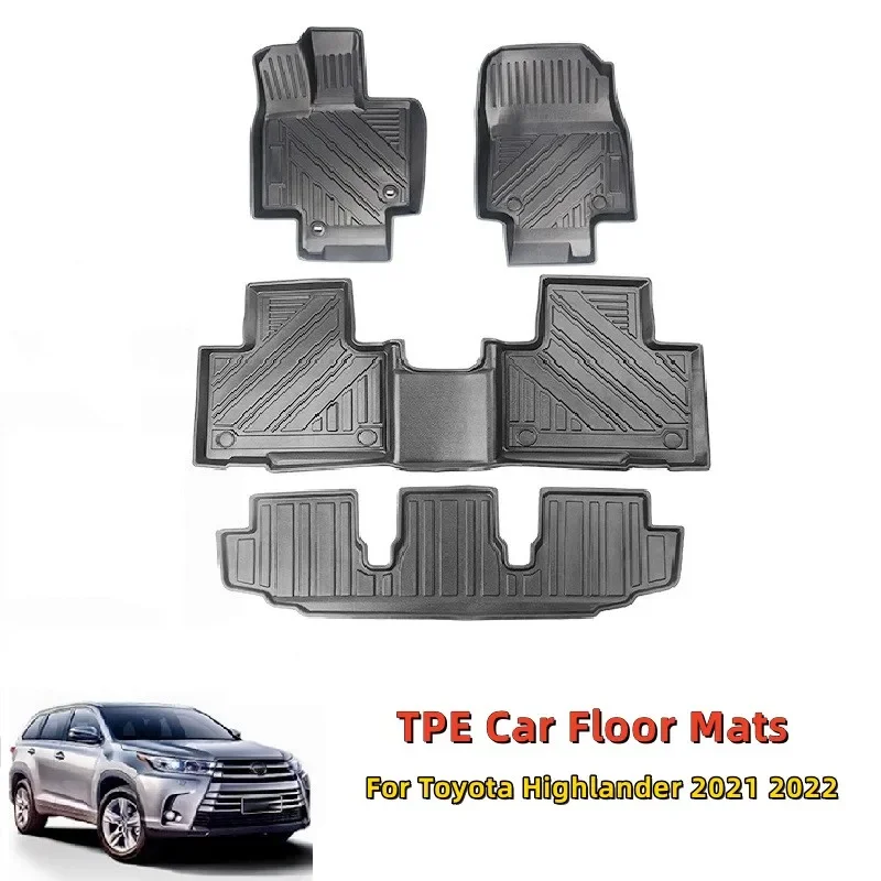 For Toyota Highlander 2021 2022 Car Floor Mats Waterproof Non-slip Foot Protective Pad Fully Surrounded Car Floor Carpet
For Toyota Highlander 2021 2022 Car Floor Mats Waterproof Non-slip Foot Protective Pad Fully Surrounded Car Floor Carpet