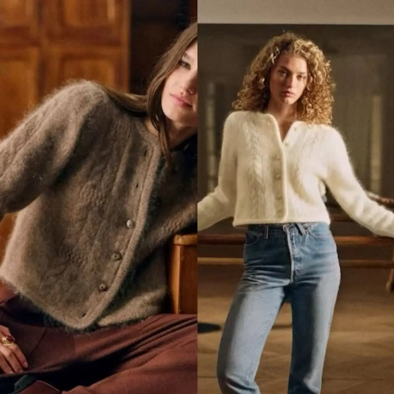 Вязаный ажурный свитер с круглым вырезом, женский кардиган из смесовой шерсти, винтажный узор крючком, осенне-зимняя новинка S...
Вязаный ажурный свитер с круглым вырезом, женский кардиган из смесовой шерсти, винтажный узор крючком, осенне-зимняя новинка S...