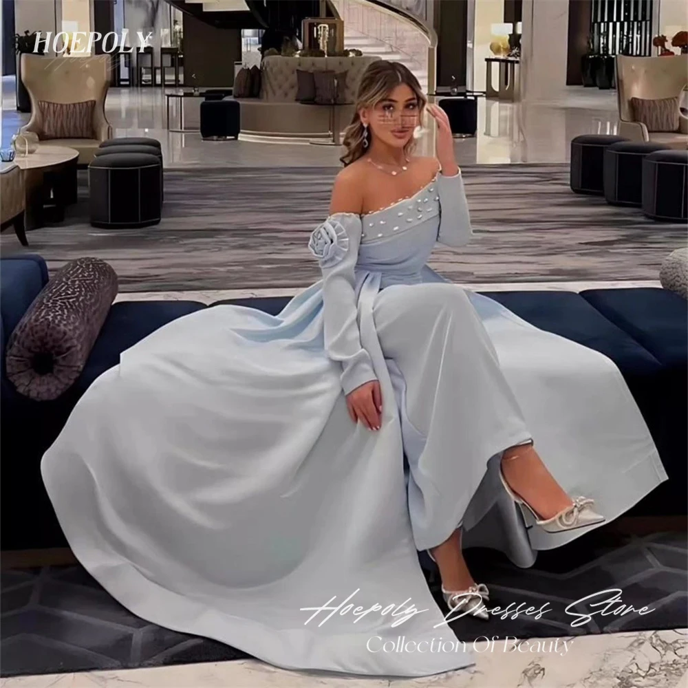 Hoepoly Elegant Luxury Off The Shoulder Evening Dress For Woman Summer Style Fashion Simple Classy Party Long Prom Gown New
Hoepoly Elegant Luxury Off The Shoulder Evening Dress For Woman Summer Style Fashion Simple Classy Party Long Prom Gown New
