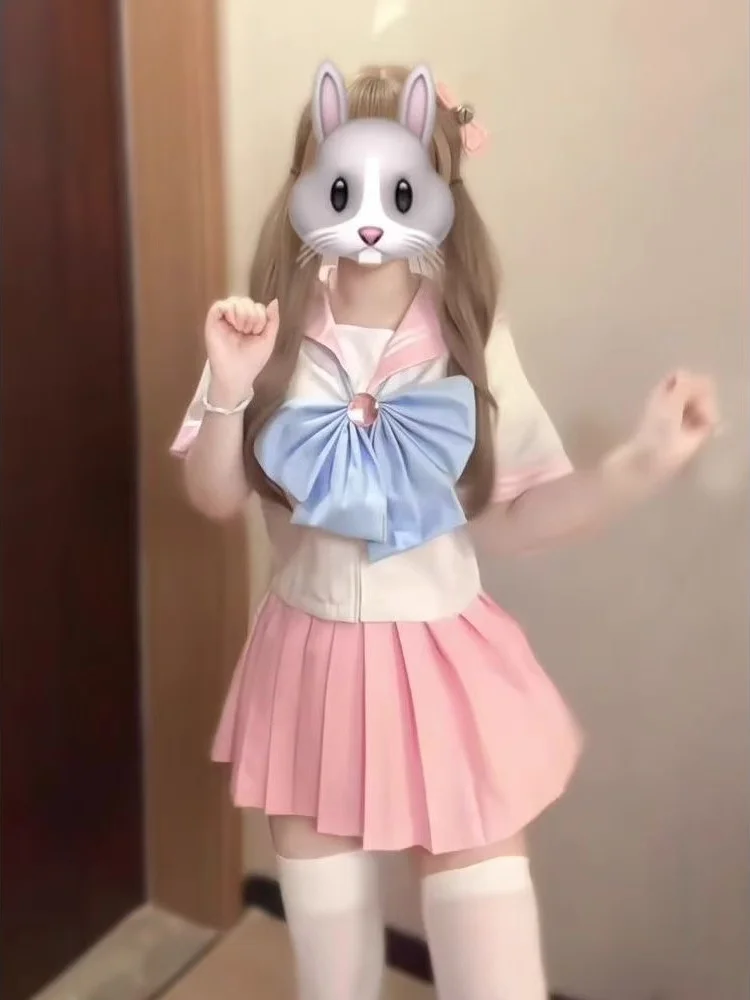 Sweet Basic Pink Uniform Skirt Set Women's Summer School Uniform Short Pleated Gingham Checkered Knot Decorated Pol...
Sweet Basic Pink Uniform Skirt Set Women's Summer School Uniform Short Pleated Gingham Checkered Knot Decorated Pol...