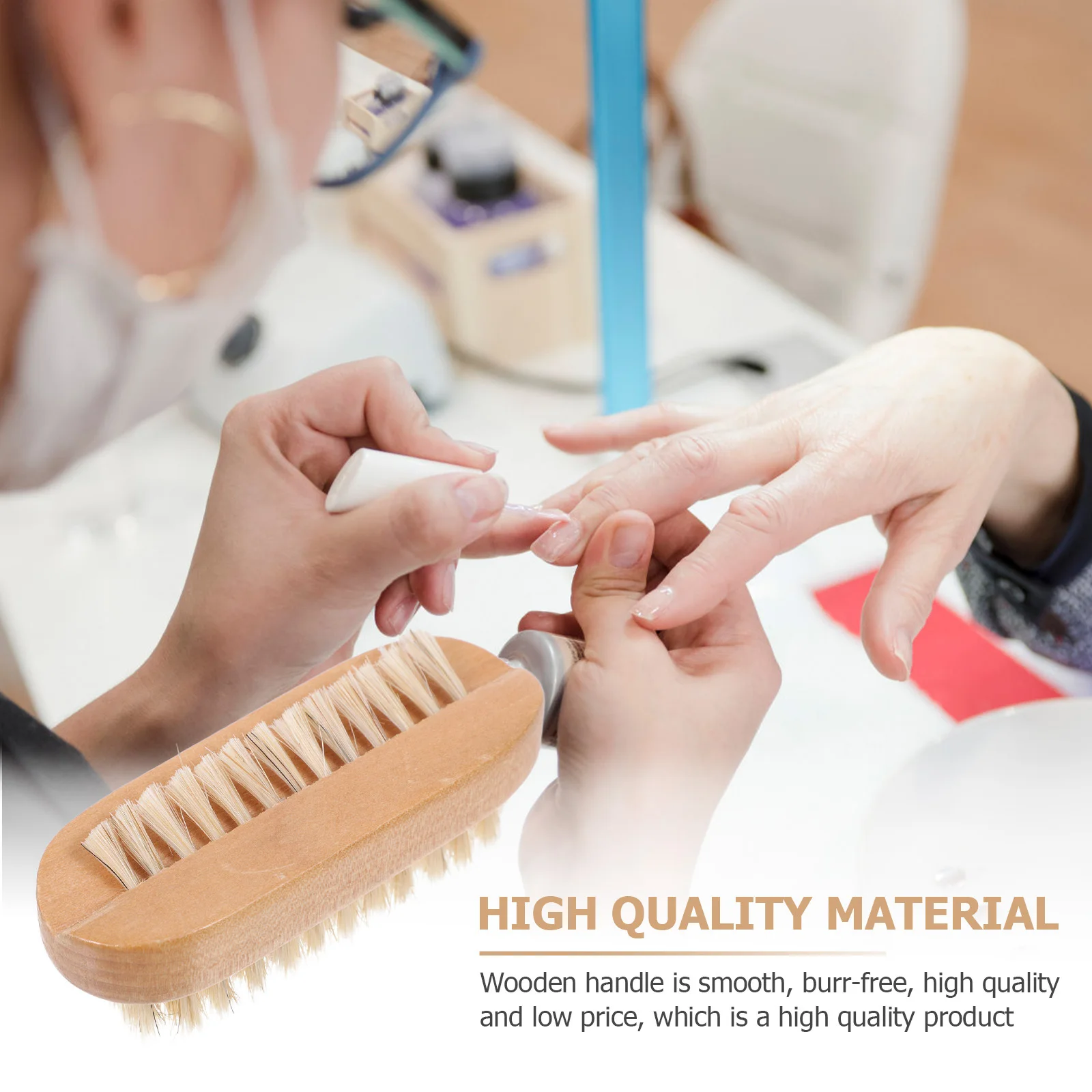 1pc Pig Bristle Nail Brush Wood Color Small Lightweight For Dead Skin Removal Hands Feet Durable Manicure Tool Home Nail Art
1pc Pig Bristle Nail Brush Wood Color Small Lightweight For Dead Skin Removal Hands Feet Durable Manicure Tool Home Nail Art