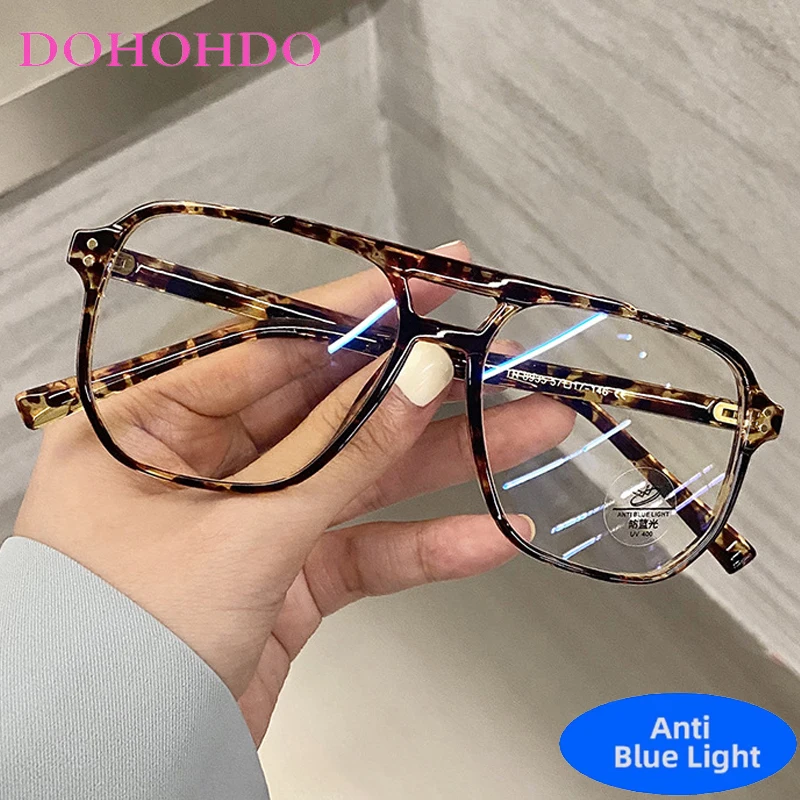 Fashion Design Twin Bridge Pilot Anti-Blue Light Glasses Frame Women Men Brand Classic Big Frame Computer Optical Eyeglass Очки
Fashion Design Twin Bridge Pilot Anti-Blue Light Glasses Frame Women Men Brand Classic Big Frame Computer Optical Eyeglass Очки