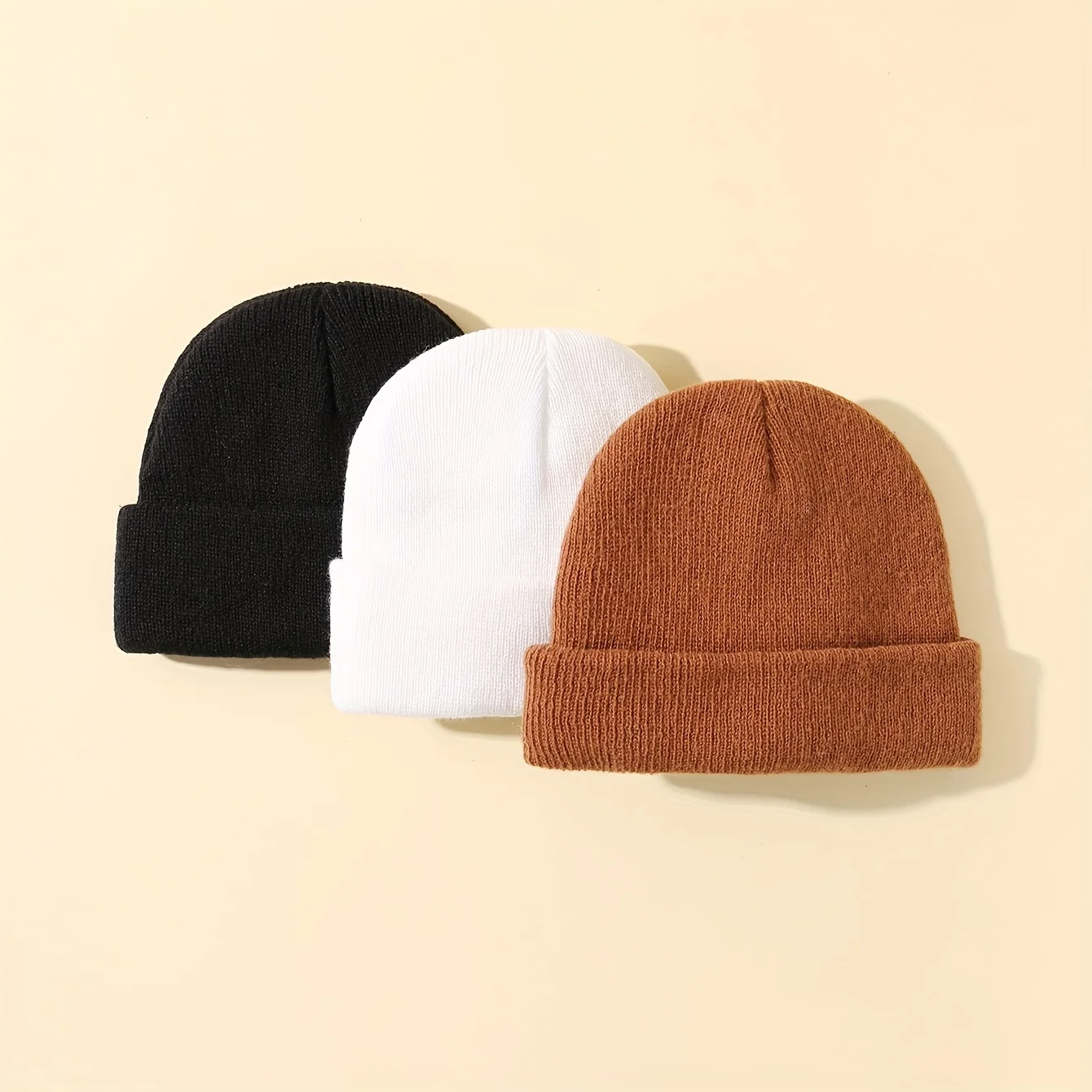 Комбинированная упаковка из 3 предметов, однотонная шапка, подходящая для зимы, теплая зимняя шапка для детей 0-3 лет 
Комбинированная упаковка из 3 предметов, однотонная шапка, подходящая для зимы, теплая зимняя шапка для детей 0-3 лет