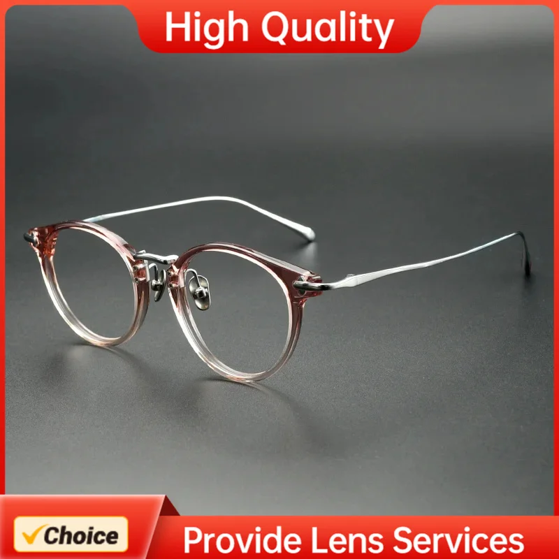 TAYLOR Style Fuse Handmade Retro Round Acetate Eyeglasses Frame Brown Stripe Bronze for Men Women WITH RESPECT Café Bookstore
TAYLOR Style Fuse Handmade Retro Round Acetate Eyeglasses Frame Brown Stripe Bronze for Men Women WITH RESPECT Café Bookstore