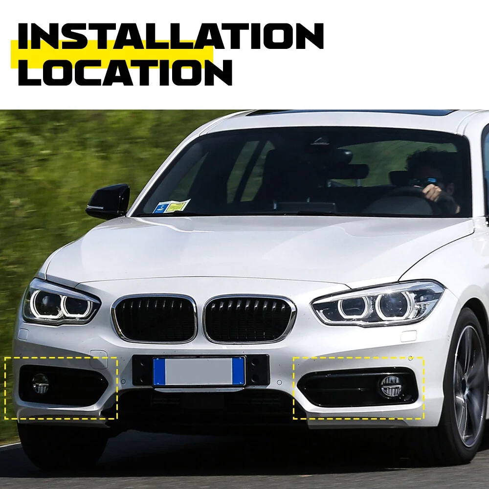 1pair Car Front Bumper Fog Light Grilles Left Right Side For BMW 1 Series F20 F21 2015-2019 Sport OEM51117371667 Car Accessories
1pair Car Front Bumper Fog Light Grilles Left Right Side For BMW 1 Series F20 F21 2015-2019 Sport OEM51117371667 Car Accessories
