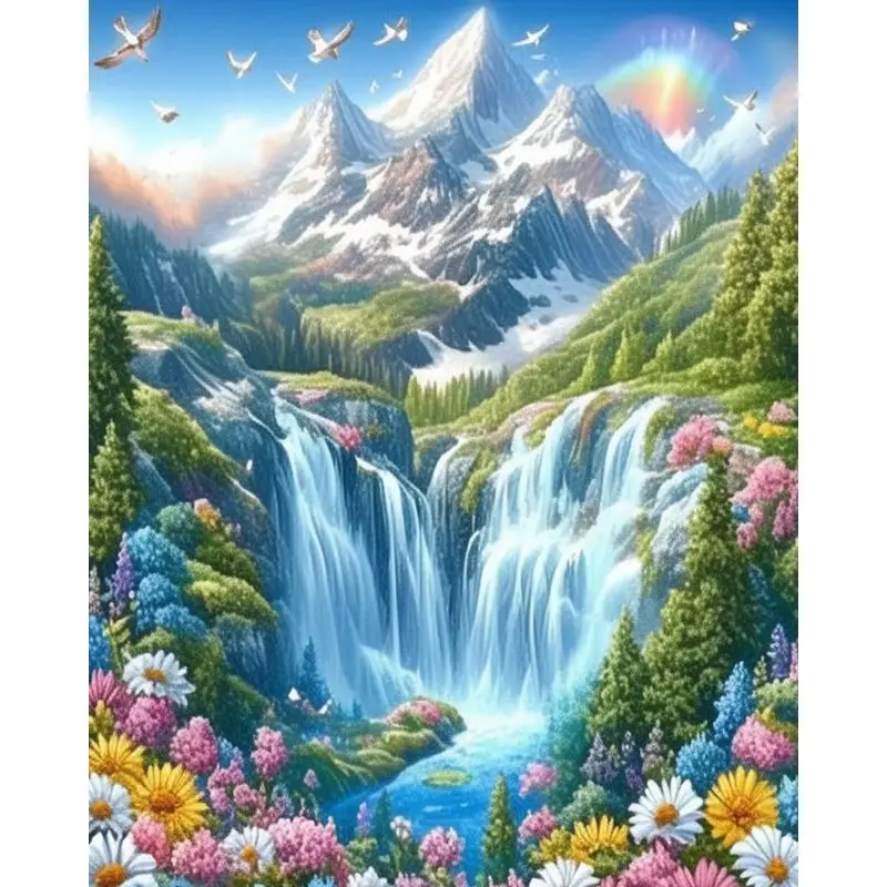 PhotoCustom Diy Diamond Painting Mountain Range Full Round Embroidery Landscape Diamond Home Decor Rhinestones
PhotoCustom Diy Diamond Painting Mountain Range Full Round Embroidery Landscape Diamond Home Decor Rhinestones