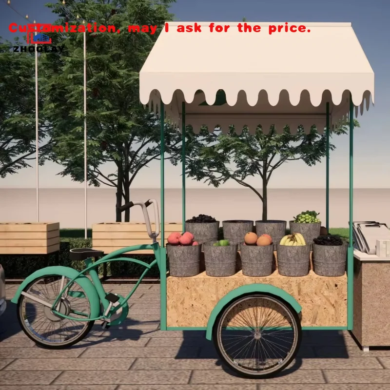 custom.Mobile Outdoor Food Cart Bicycles Coffee Cart Food Snack Trolley Cart Shop
custom.Mobile Outdoor Food Cart Bicycles Coffee Cart Food Snack Trolley Cart Shop