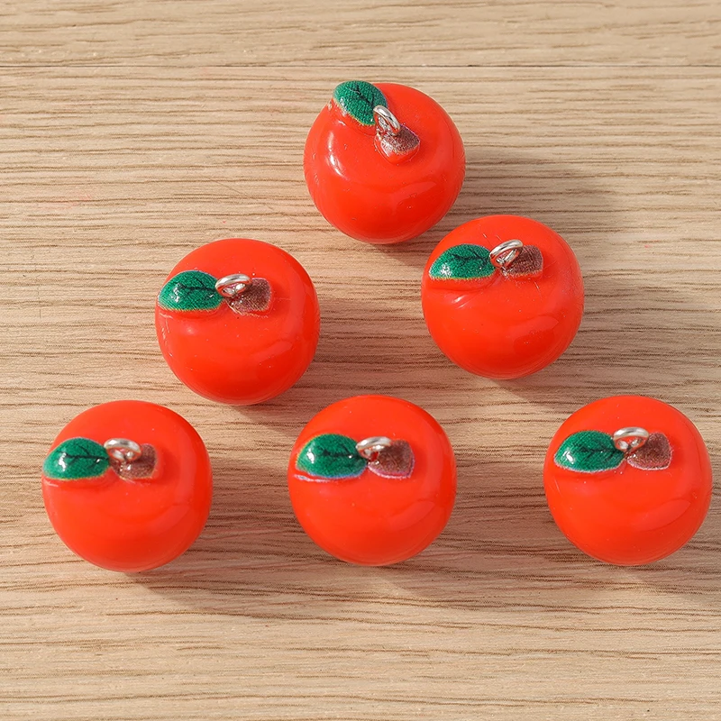Tusember 10pcs Cute Fruit Charms 3D Resin Red Apple Pendants for Jewelry Making Necklace Bracelet Earrings DIY
Tusember 10pcs Cute Fruit Charms 3D Resin Red Apple Pendants for Jewelry Making Necklace Bracelet Earrings DIY