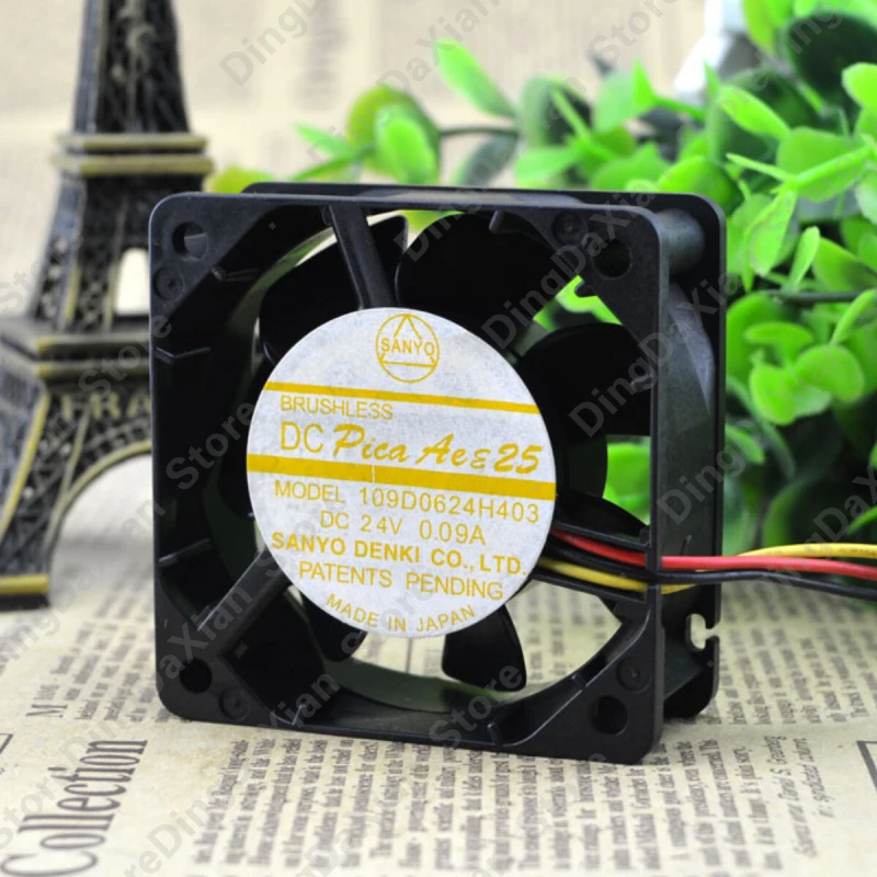 X 1PCS For SANYO 109D0624H402 | 24V 0.09A | 6CM | Mute Industrial Chassis Cooling Fan
X 1PCS For SANYO 109D0624H402 | 24V 0.09A | 6CM | Mute Industrial Chassis Cooling Fan