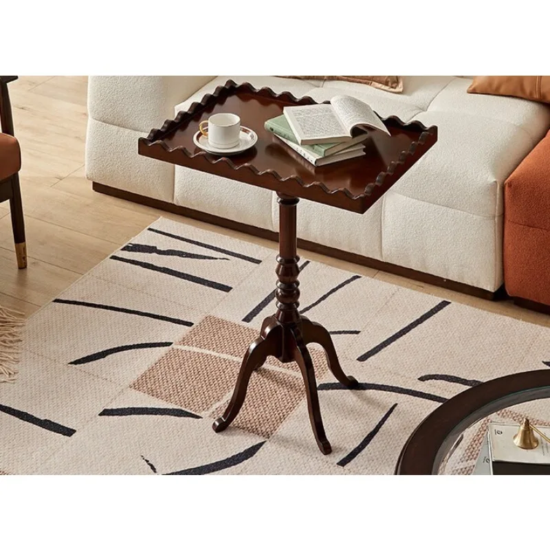 Vintage American Solid Wood End Table in Walnut Finish with French Provincial Sofa Side Table Luxury Coffee Table Furniture
Vintage American Solid Wood End Table in Walnut Finish with French Provincial Sofa Side Table Luxury Coffee Table Furniture