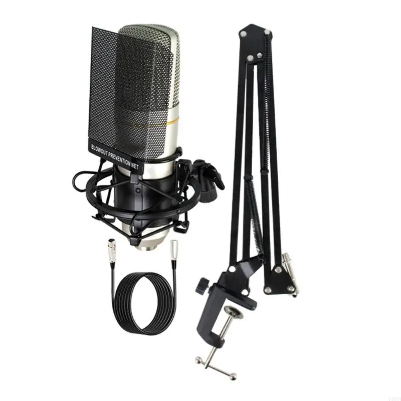 Microphone F68B Конденсатор -микрофон большой диафрагма микрофон для студийного подкаста
Microphone F68B Конденсатор -микрофон большой диафрагма микрофон для студийного подкаста