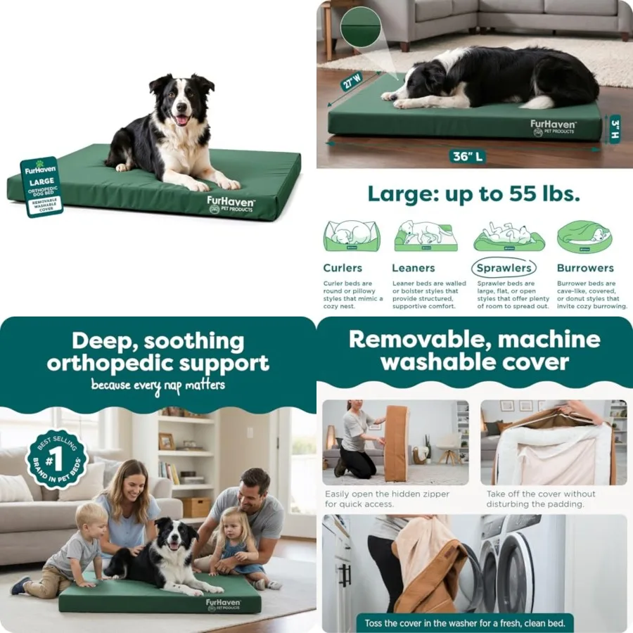 Water-Resistant Orthopedic Dog Bed for/ Dogs w/ Removable Washable Cover, For Dogs Up to 55 lbs - Indoor/Outdoor Logo Print Oxf
Water-Resistant Orthopedic Dog Bed for/ Dogs w/ Removable Washable Cover, For Dogs Up to 55 lbs - Indoor/Outdoor Logo Print Oxf