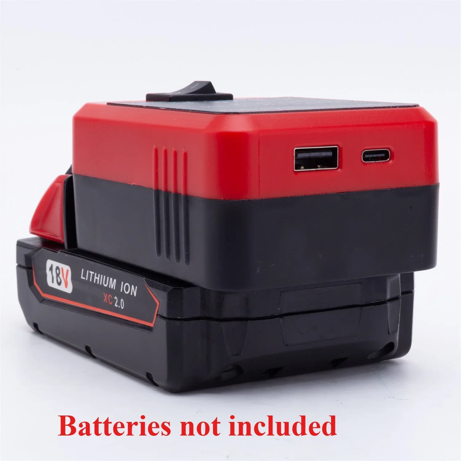 Cordless Mobile Power Bank Adapter for Milwaukee M--18 18V Li-ion Battery Indoor and Outdoor Use with USB TYPE-C(NO Battery)
Cordless Mobile Power Bank Adapter for Milwaukee M--18 18V Li-ion Battery Indoor and Outdoor Use with USB TYPE-C(NO Battery)