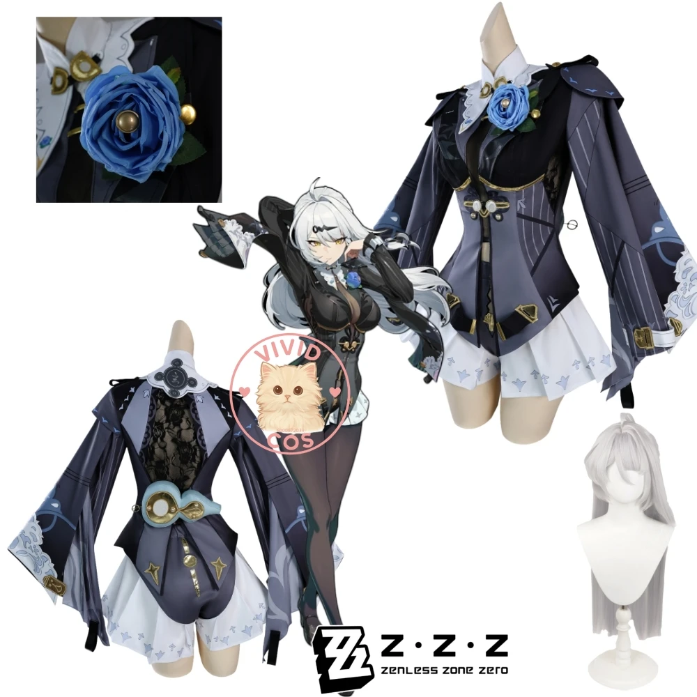 Game Zenless Zone Zero Cosplay Costume Anime Yixuan Role Playing Clothes Grey Uniform Dress for Women Comic Con Halloween Outfit
Game Zenless Zone Zero Cosplay Costume Anime Yixuan Role Playing Clothes Grey Uniform Dress for Women Comic Con Halloween Outfit