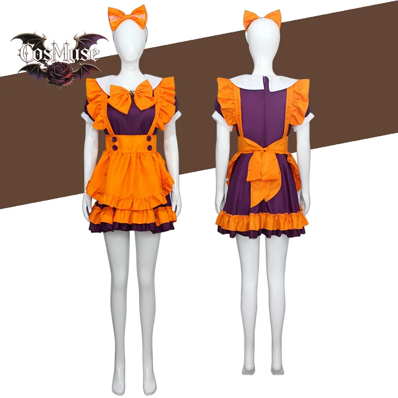 Halloween Lolita Dresses Orange Japanese Anime Maid Cosplay Costume Waitress Party Stage Servant Costumes Maid Cosplay
Halloween Lolita Dresses Orange Japanese Anime Maid Cosplay Costume Waitress Party Stage Servant Costumes Maid Cosplay