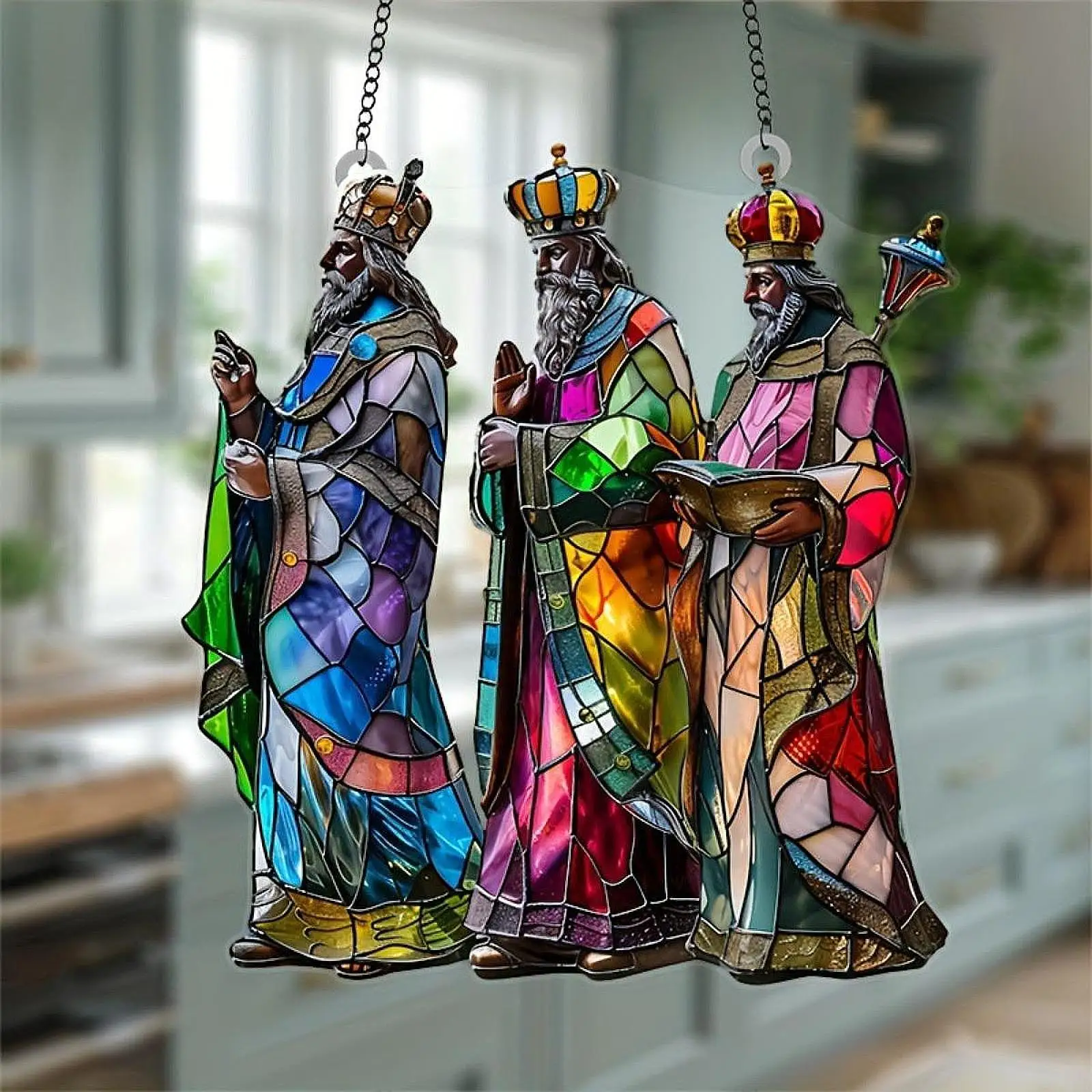 Saint Window Hanging Ornament Creative Gift Sunlight Reflection Party Favors Acrylic for Home Balconies Festival Office Bedroom
Saint Window Hanging Ornament Creative Gift Sunlight Reflection Party Favors Acrylic for Home Balconies Festival Office Bedroom