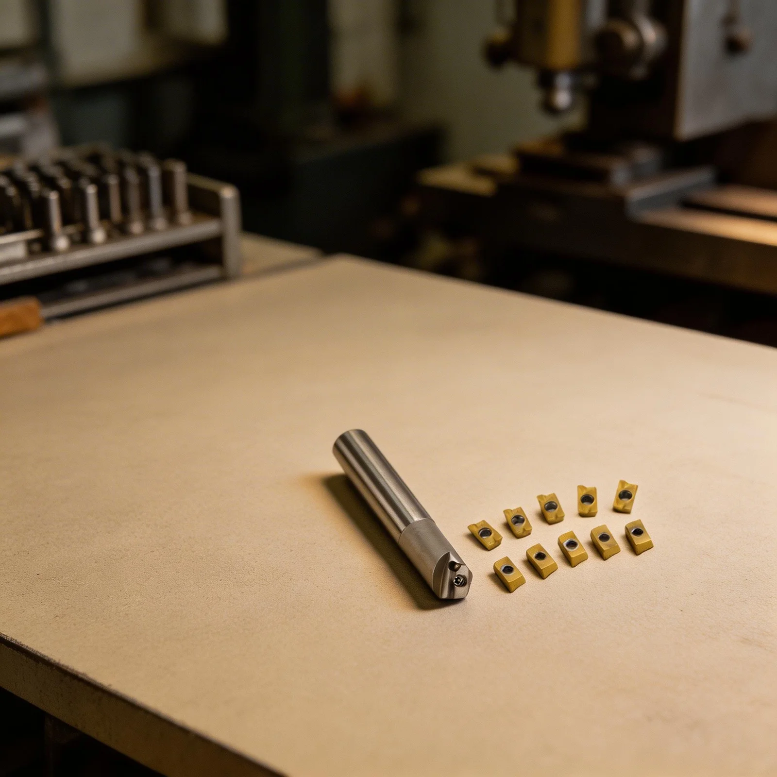 C2020120L 20mm Indexable Chamfer End Mill Cutter with 10PC APMT1604PDER CNC Inserts for Semi Finishing and Finishing Tasks
C2020120L 20mm Indexable Chamfer End Mill Cutter with 10PC APMT1604PDER CNC Inserts for Semi Finishing and Finishing Tasks