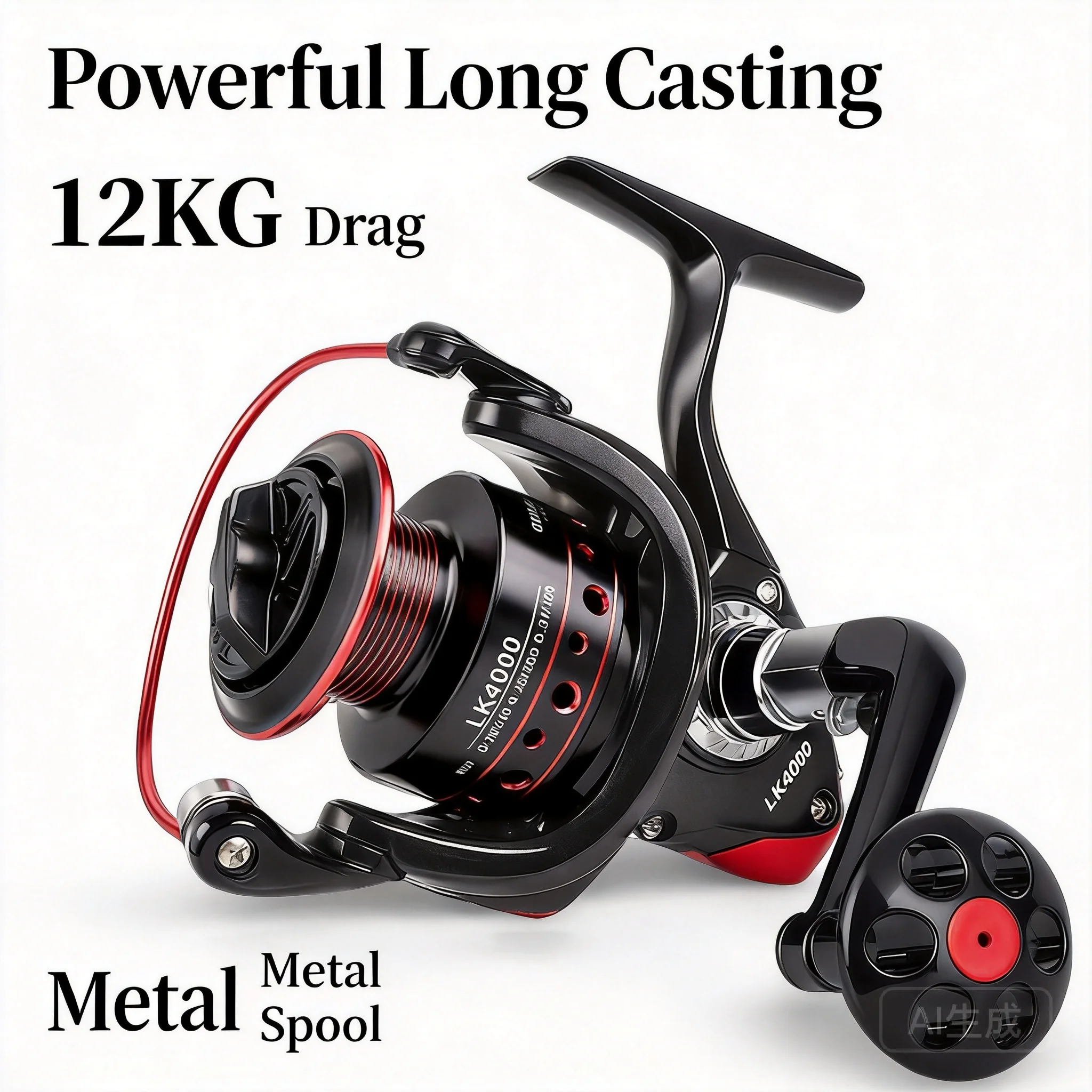 High Performance All Metal Spinning Fishing Reel 12kg Max Drag Long Cast For Lure Raft Sea Freshwater Fishing 1000 To 7000 Serie
High Performance All Metal Spinning Fishing Reel 12kg Max Drag Long Cast For Lure Raft Sea Freshwater Fishing 1000 To 7000 Serie