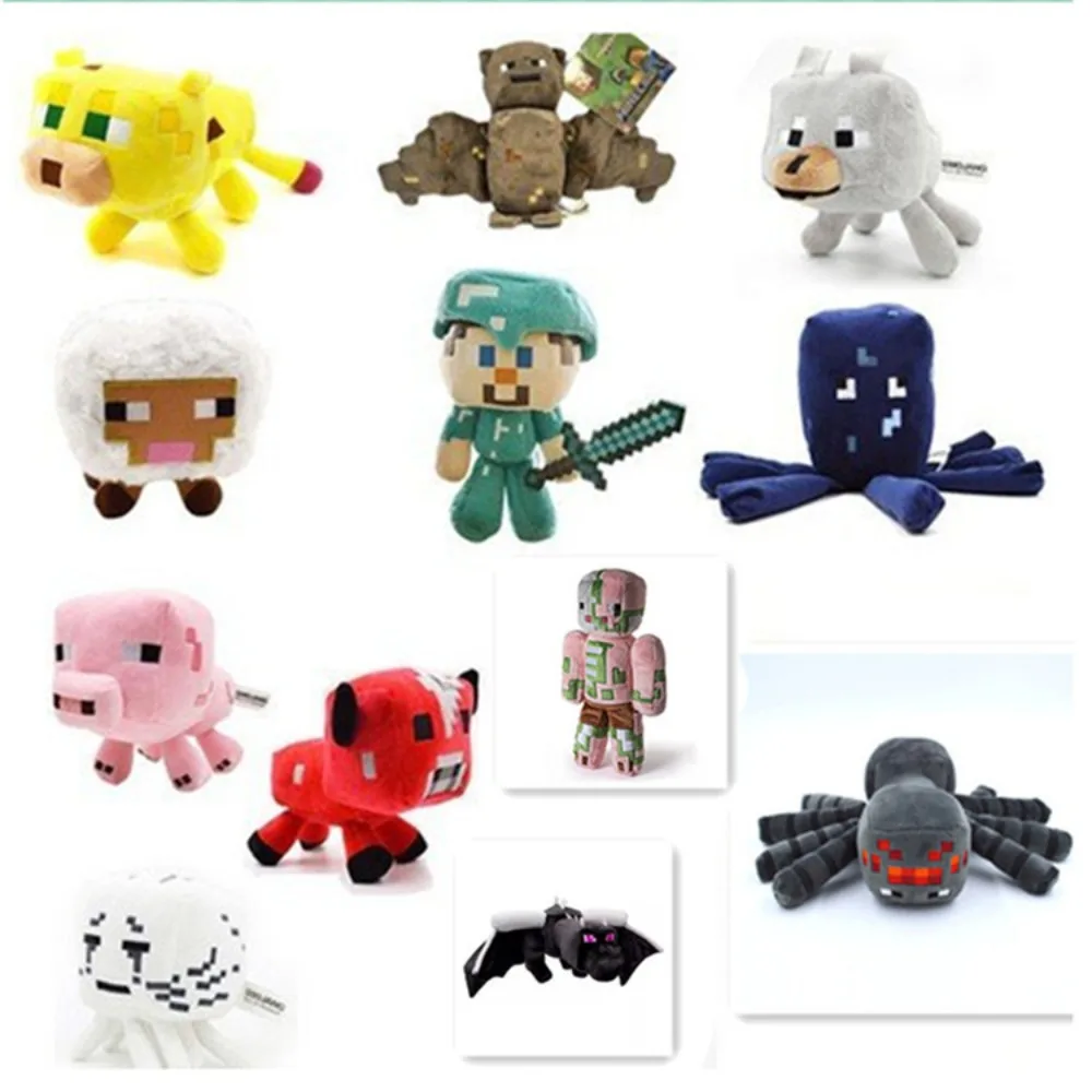 Gray MC Spider Plush Stuffed Toys Game MC Spider Enderman Wolf Baby Pig OceloPlush Soft Animals Toy Doll for Children Kids Gifts
Gray MC Spider Plush Stuffed Toys Game MC Spider Enderman Wolf Baby Pig OceloPlush Soft Animals Toy Doll for Children Kids Gifts