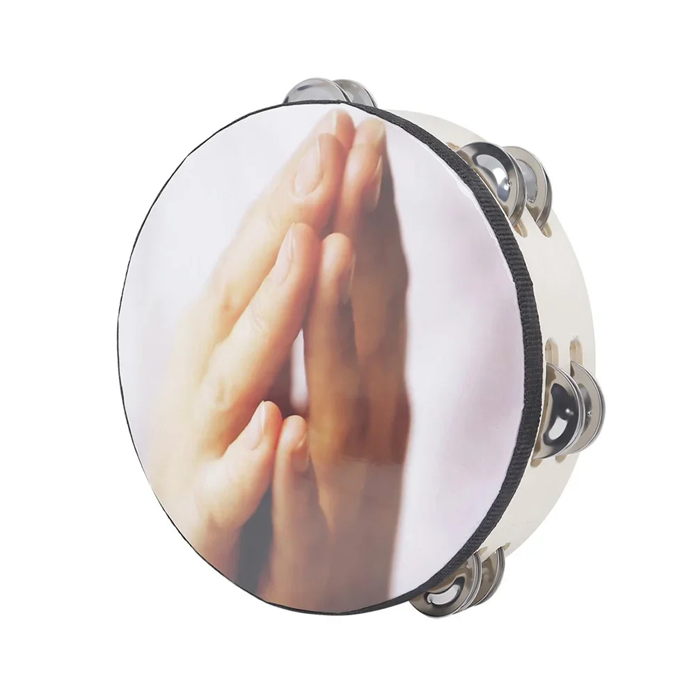 8 Inch Tambourine Double Layer Hand Rocking Tambourine Percussion Musical Instrument Children Educational KTV Party Kids Games
8 Inch Tambourine Double Layer Hand Rocking Tambourine Percussion Musical Instrument Children Educational KTV Party Kids Games