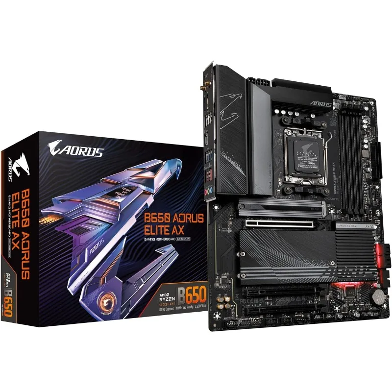 Материнская плата Elite AX AMD B650 ATX с DDR5, PCIe 5.0, WiFi 6E, гарантия 5 лет
Материнская плата Elite AX AMD B650 ATX с DDR5, PCIe 5.0, WiFi 6E, гарантия 5 лет