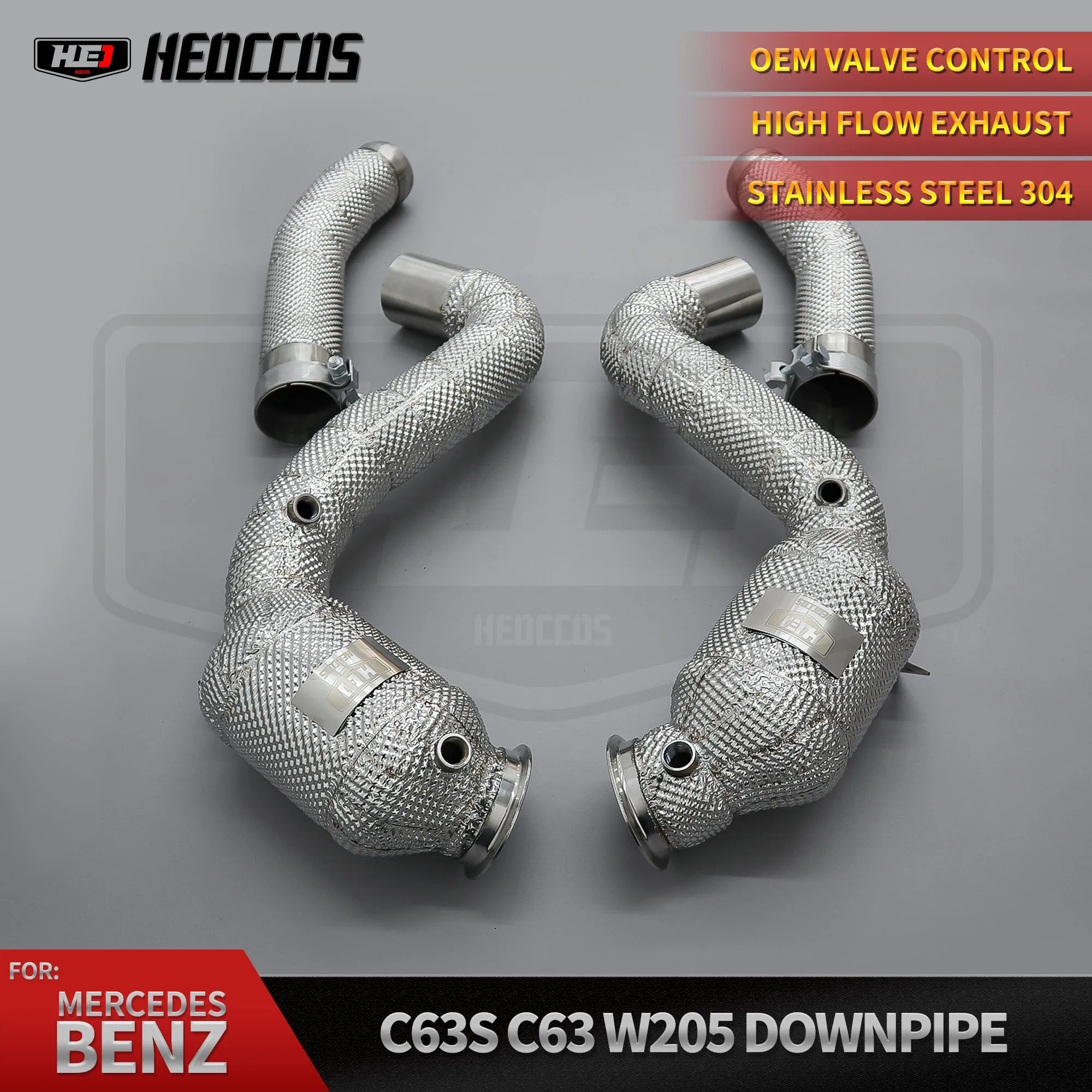 HEO Exhaust Downpipe Front Pipe for Mercedes-Benz C63/C63S AMG W205 4.0T 2015-2020 Performance Exhaust Pipes
HEO Exhaust Downpipe Front Pipe for Mercedes-Benz C63/C63S AMG W205 4.0T 2015-2020 Performance Exhaust Pipes