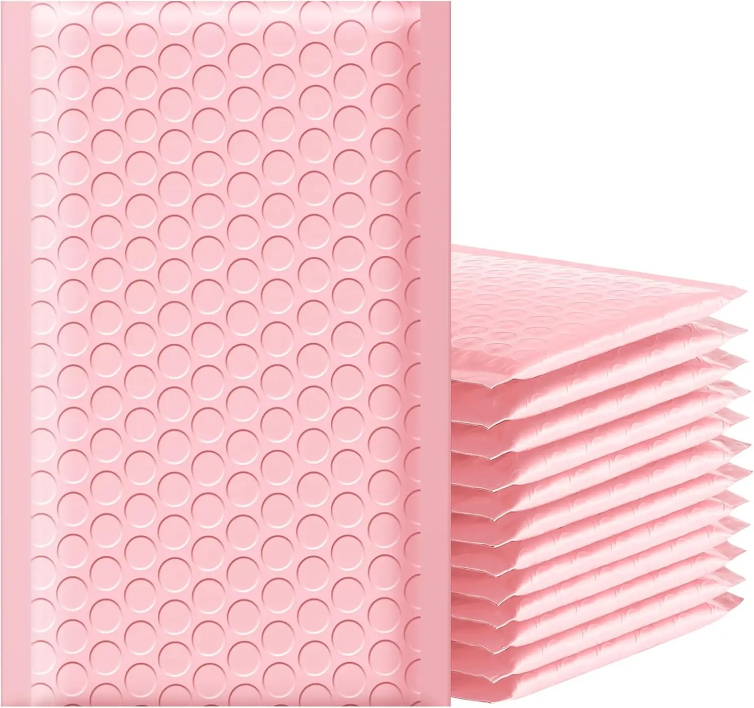 Light Pink Bubble Mailers 4x8 Inch 50 Pack, Self Seal Padded Envelopes for Small Business, Tear Proof Waterproof Shipping Bags
Light Pink Bubble Mailers 4x8 Inch 50 Pack, Self Seal Padded Envelopes for Small Business, Tear Proof Waterproof Shipping Bags