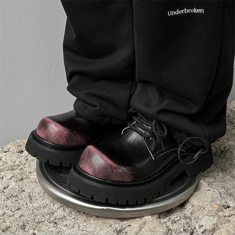 Hight Qaulity Original Design Street Style Men Leather Shoes Black Teenagers Daily Dress Height Increasing Shoes Casual Party
Hight Qaulity Original Design Street Style Men Leather Shoes Black Teenagers Daily Dress Height Increasing Shoes Casual Party