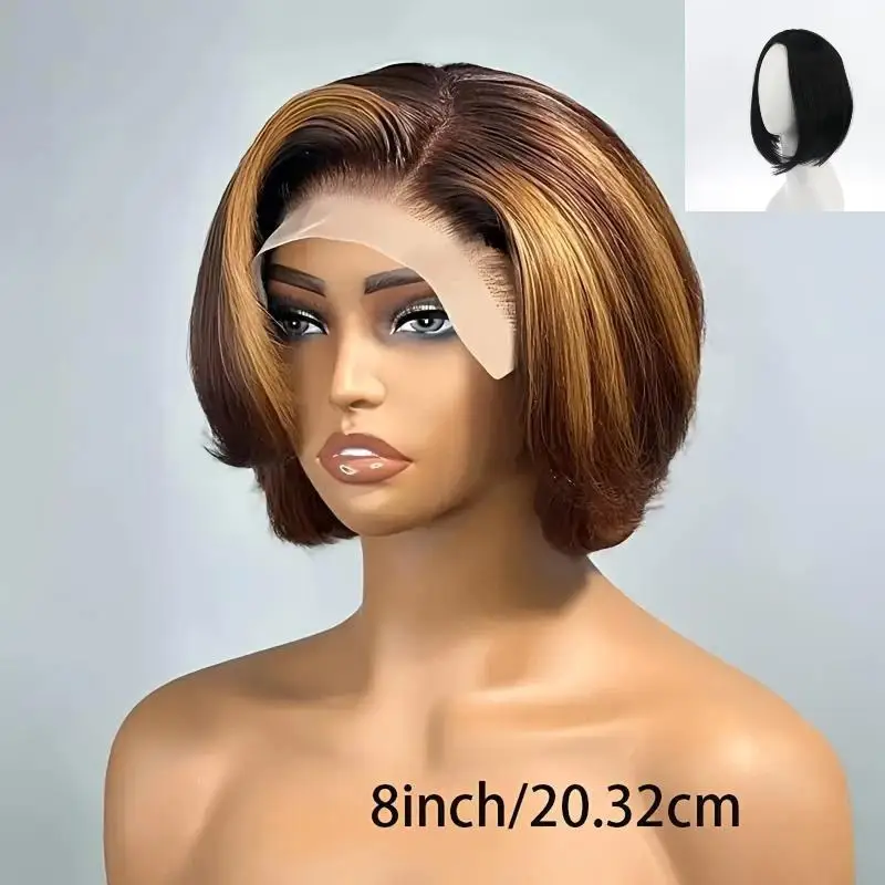 Body Wave Glueless Closure 100%Human Hair Frontal Wigs Ombre Brown Mix Blonde Water Wave Part Short Bob Wig
Body Wave Glueless Closure 100%Human Hair Frontal Wigs Ombre Brown Mix Blonde Water Wave Part Short Bob Wig