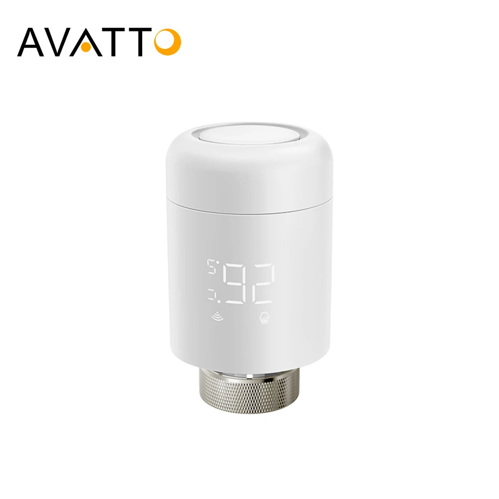 Клапан привода радиатора AVATTO Tuya WiFi TRV, умный программируемый термостат, температурный нагреватель, работает с Alexa Google Home
Клапан привода радиатора AVATTO Tuya WiFi TRV, умный программируемый термостат, температурный нагреватель, работает с Alexa Google Home