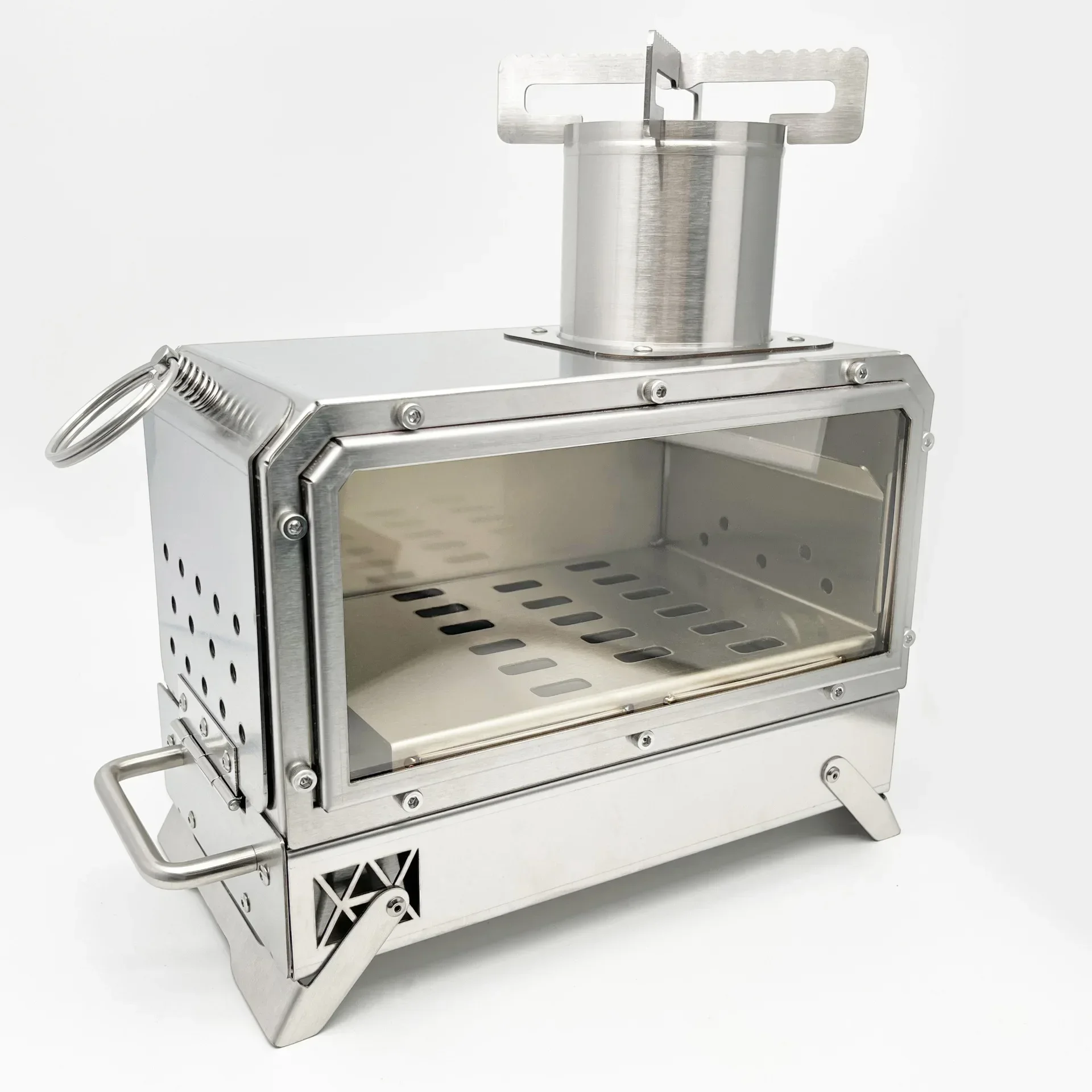 Camping Outdoor Stainless Steel Wood Stove Glass Viewing Stove Camping Heating Stoves New
Camping Outdoor Stainless Steel Wood Stove Glass Viewing Stove Camping Heating Stoves New