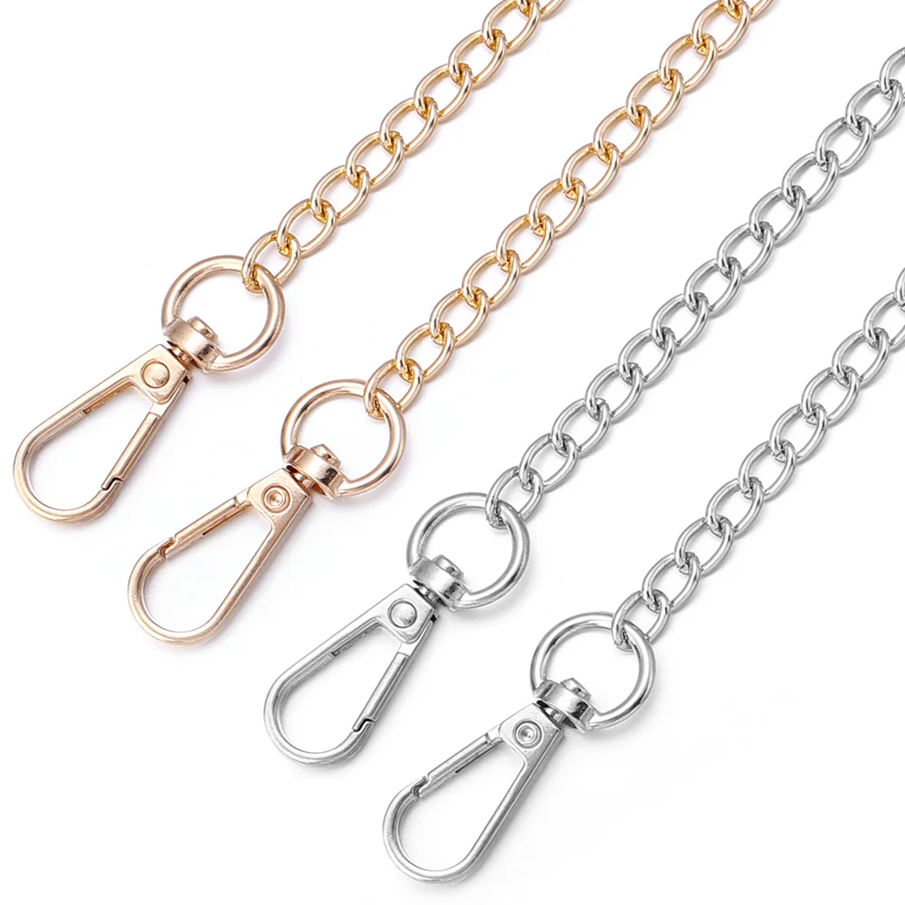 Metal Aluminum Bag Chains Gold Silver Color 20/40/80/120cm Replacement Bags Strap Extended Link Chain Garment Accessories
Metal Aluminum Bag Chains Gold Silver Color 20/40/80/120cm Replacement Bags Strap Extended Link Chain Garment Accessories 