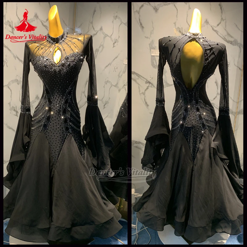 Adult AB Stones Foxtrot Waltz High-neck Dress Senior Customize Dancer's Vitality Adult&Child Social Dance Contest&Perform Clothe
Adult AB Stones Foxtrot Waltz High-neck Dress Senior Customize Dancer's Vitality Adult&Child Social Dance Contest&Perform Clothe