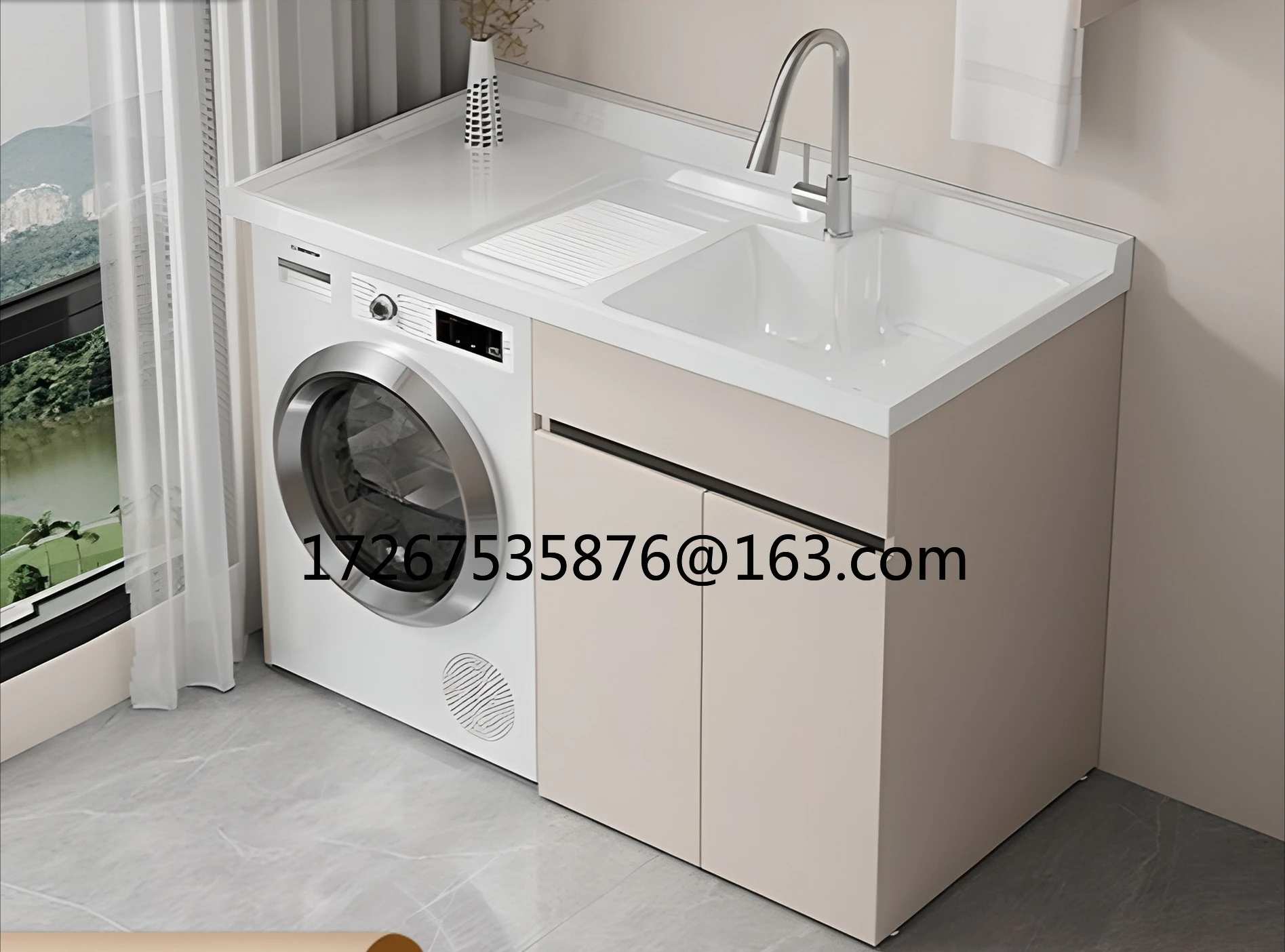 Утолщенный алюминиевый шкаф-пенал для стиральной машины с интегрированной раковиной и стиральной доской для балкона
Утолщенный алюминиевый шкаф-пенал для стиральной машины с интегрированной раковиной и стиральной доской для балкона