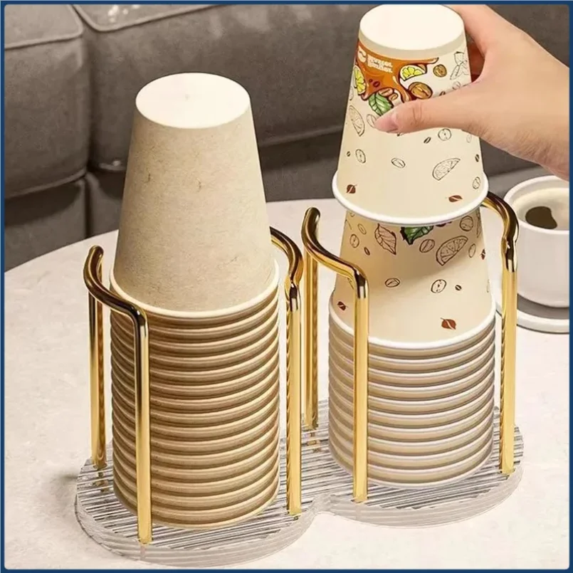 Luxury Disposable Cup Storage Holder Water Tea Cups Dispenser Rack Shelf with Longer Stick Mug Display Stand Home Organizer
Luxury Disposable Cup Storage Holder Water Tea Cups Dispenser Rack Shelf with Longer Stick Mug Display Stand Home Organizer