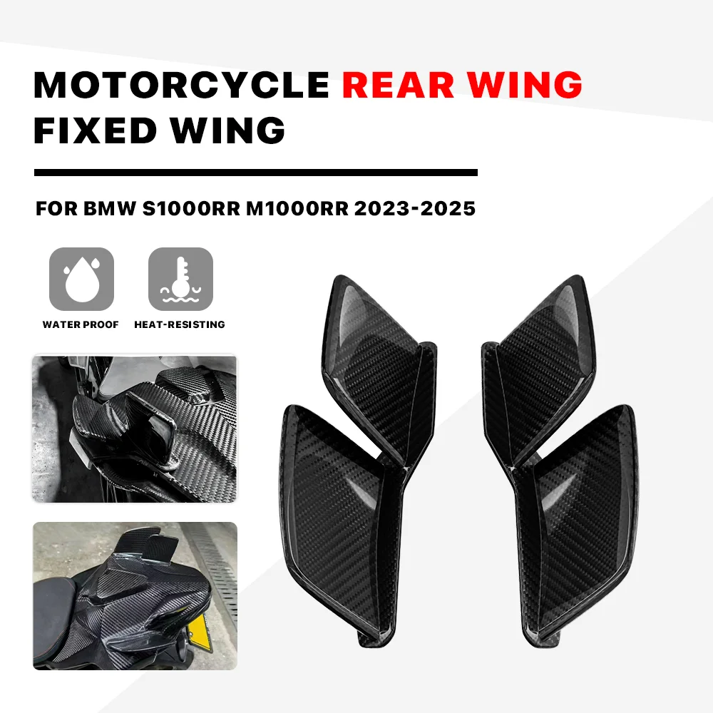100% углеродное волокно, хвостовые крылья мотоцикла для BMW S1000RR M1000RR S1000 RR 2023 2024 2025, обтекатель с фиксированным крылом, задний спойлер крылышка
100% углеродное волокно, хвостовые крылья мотоцикла для BMW S1000RR M1000RR S1000 RR 2023 2024 2025, обтекатель с фиксированным крылом, задний спойлер крылышка