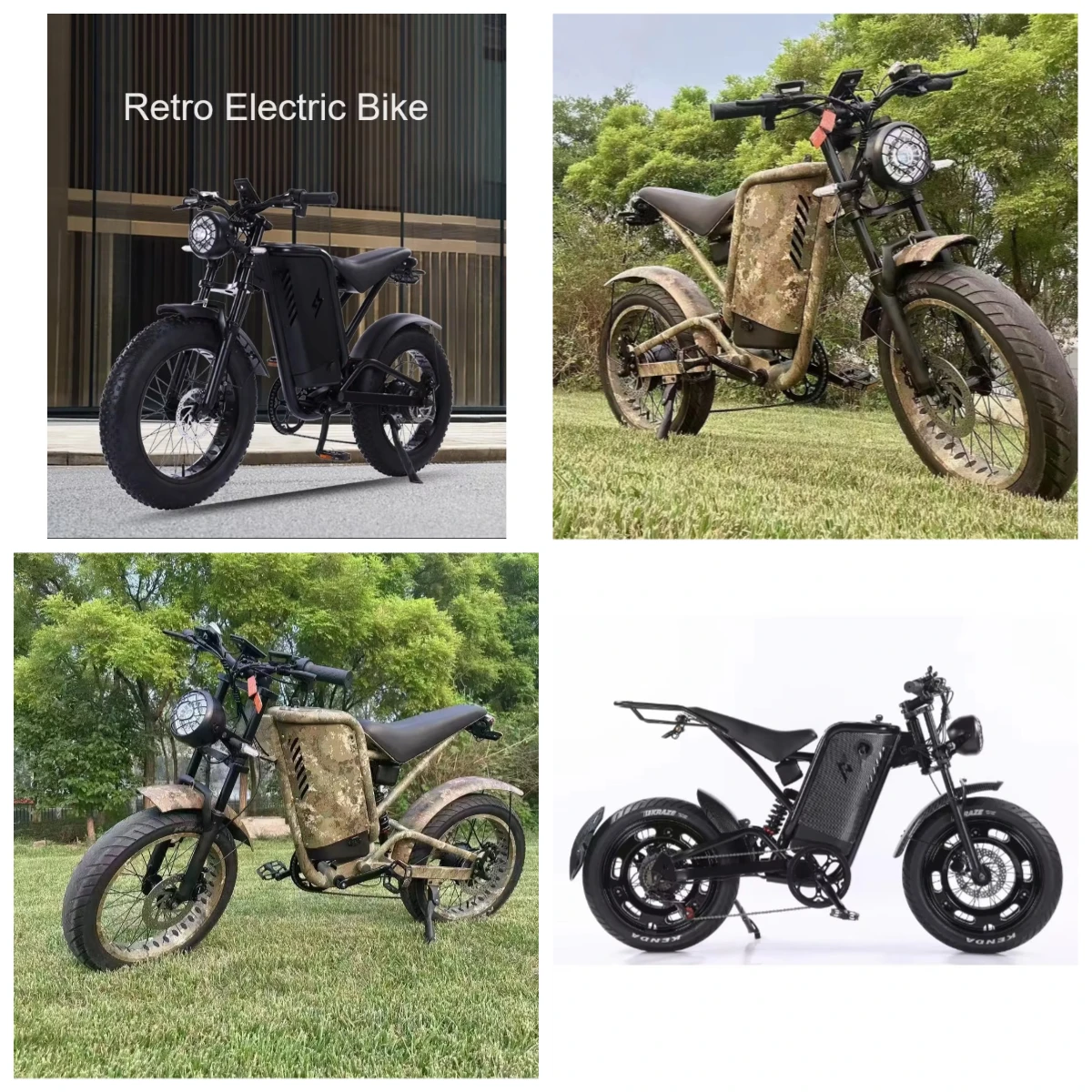Electric Dirt Bike 48V 500W-1000W 20" Fat Tire 45km/h 40-60km Range Hydraulic Brake Option Turn Signals LCD Display BS08
Electric Dirt Bike 48V 500W-1000W 20" Fat Tire 45km/h 40-60km Range Hydraulic Brake Option Turn Signals LCD Display BS08