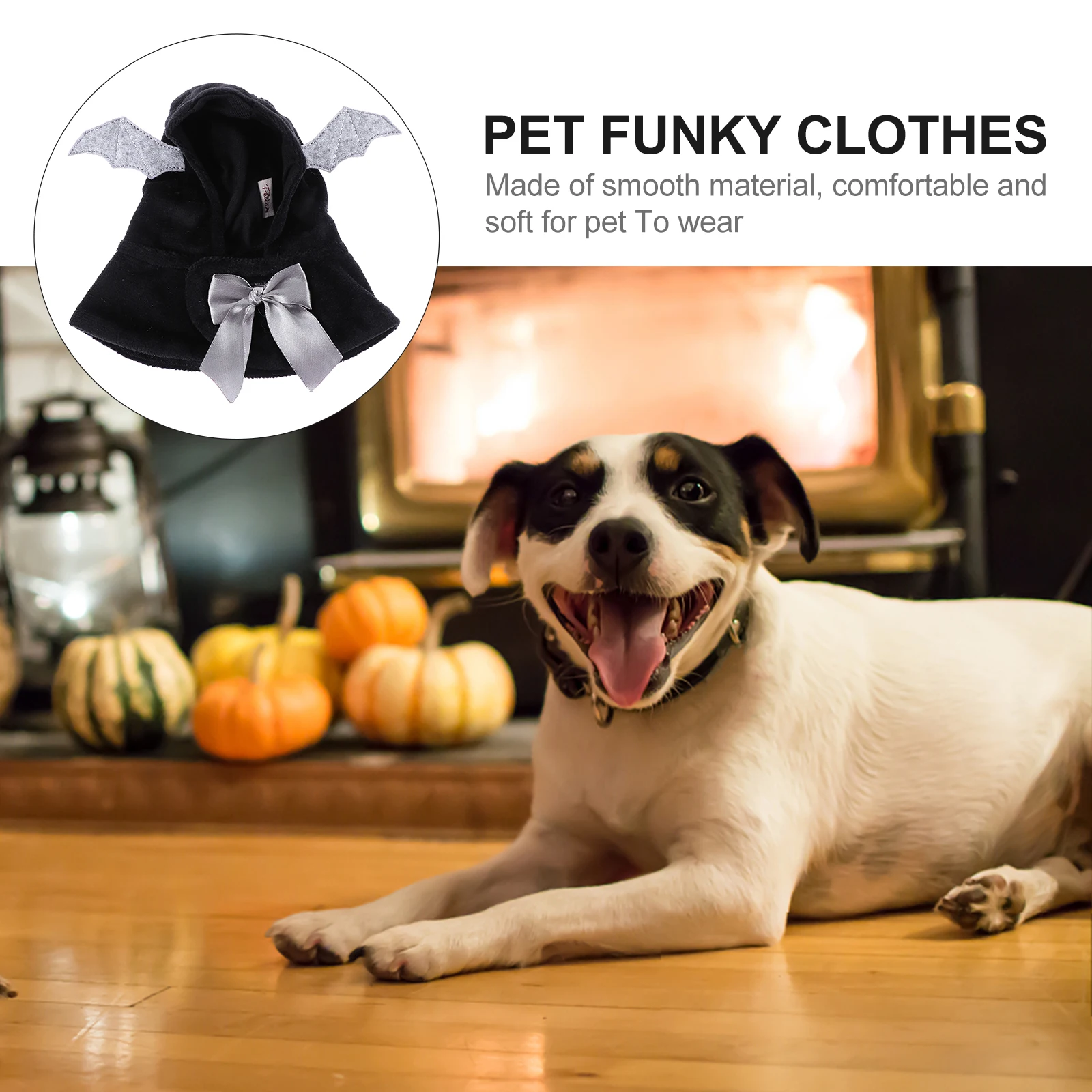 Pet Cape Dog Cloak Black Bat Design Halloween Costume Cotton Hoodie Small Size Christmas Clothes Stylish Scary Cool Comfortable
Pet Cape Dog Cloak Black Bat Design Halloween Costume Cotton Hoodie Small Size Christmas Clothes Stylish Scary Cool Comfortable