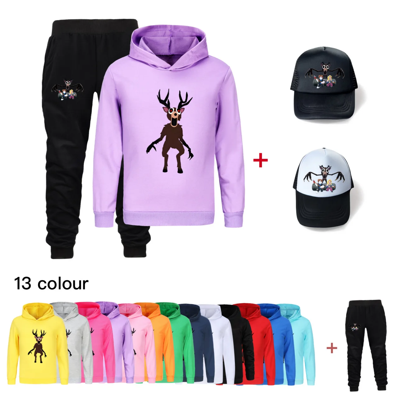 Kids 99 Nights In The Forest Clothing Boys Long Sleeve Children's Sport Suits Hoodies Tops+Pants Sets Christmas Suit +hat 5067
Kids 99 Nights In The Forest Clothing Boys Long Sleeve Children's Sport Suits Hoodies Tops+Pants Sets Christmas Suit +hat 5067