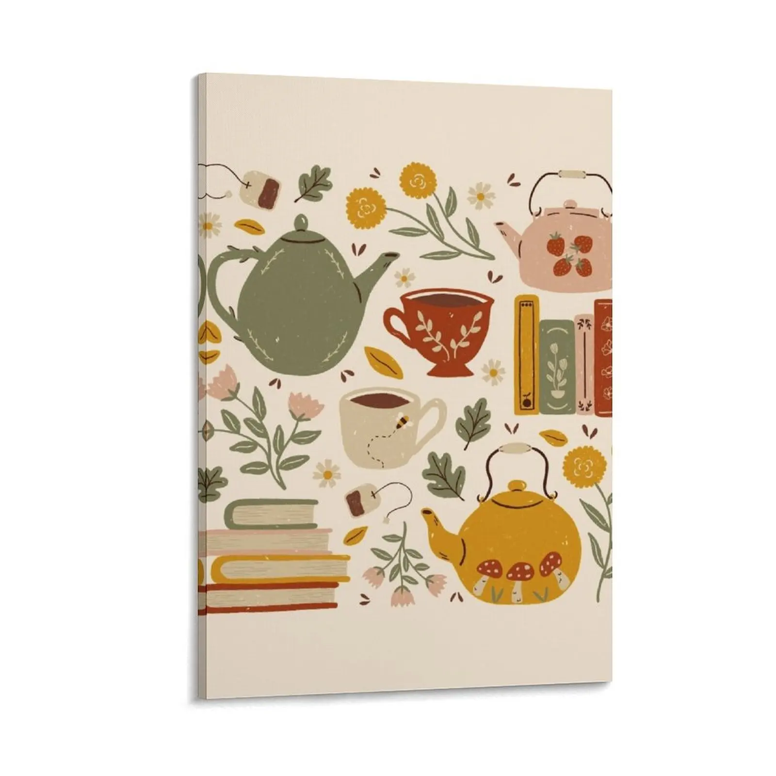 Flowery Books and Tea Canvas Painting canvas wall art accessories for home decor interior paintings bedrooms decor
Flowery Books and Tea Canvas Painting canvas wall art accessories for home decor interior paintings bedrooms decor