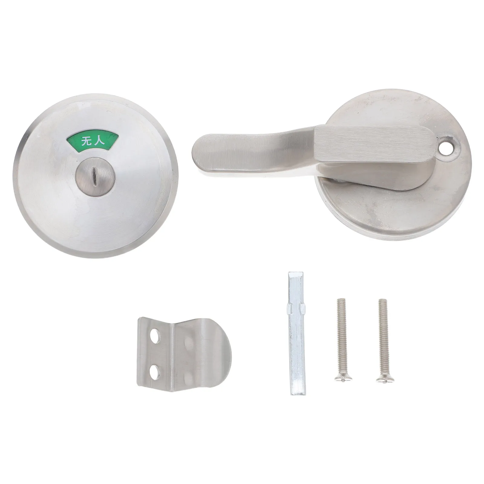 1 Set Stainless Steel Bathroom Indicator Lock Clear Occupied Vacant Function Quick Installation Sturdy Latch Commercial Toilet
1 Set Stainless Steel Bathroom Indicator Lock Clear Occupied Vacant Function Quick Installation Sturdy Latch Commercial Toilet